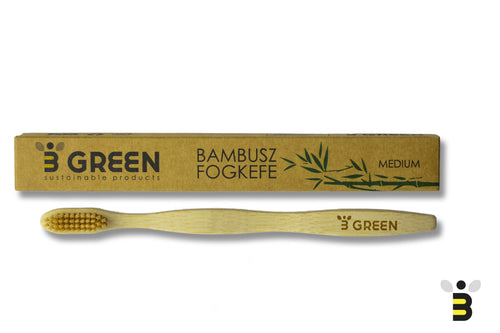 bgreen bambusz fogkefe, lebomló fogkefe, környezetbarát fogkefe
